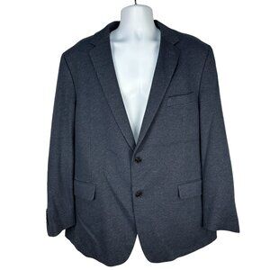 Polo Ralph Lauren Mens Gray Houndstooth Wool-Blend Blazer 46R